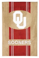 Team Sports America Burlap OU Decorative Banner (28"x44")