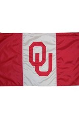 Sewing Concepts OU Crimson 3 Panel 3'x5' Flag (B)