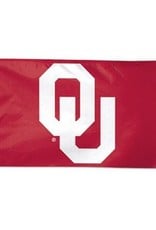 Sewing Concepts OU Crimson/White 3'x5' Applique  Flag (A)