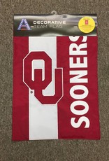 Team Sports America OU Sooners Applique 2-Sided Garden Flag 13"x18"