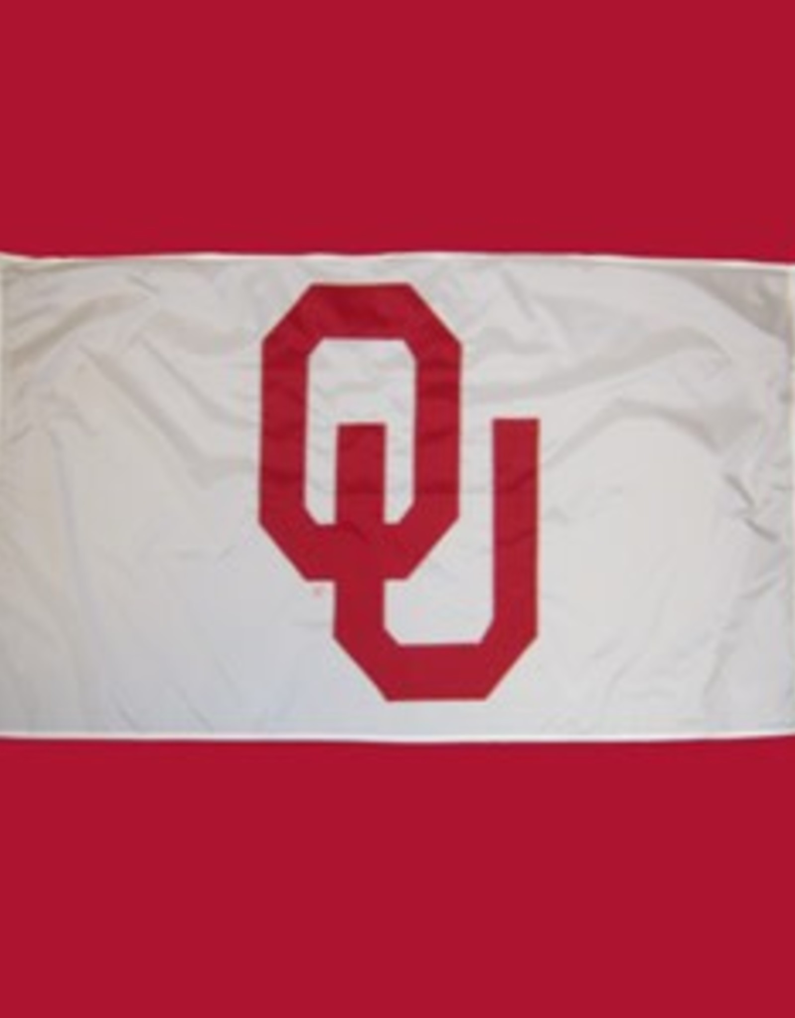 Sewing Concepts OU White 3'x5' Applique Flag (D)