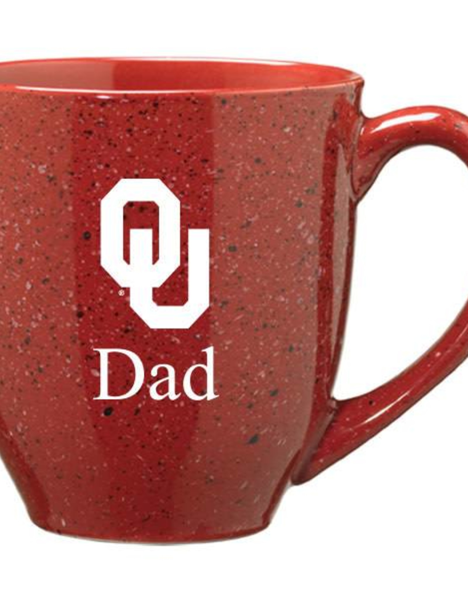 LXG Crimson Speckled OU Dad Coffee Mug