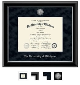 Church Hill Bachelor's/Master's Church Hill Engraved Onyx Silver Diploma Frame