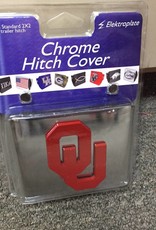 Elektroplate OU Hitch Cover Chrome with Crimson OU