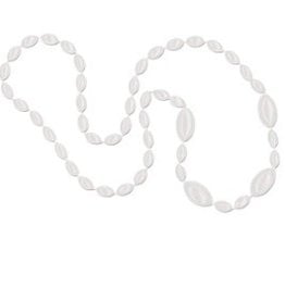 Sport Beads White Football Beads