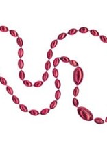 Sport Beads Crimson Football Beads