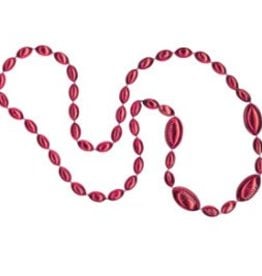 Sport Beads Crimson Football Beads