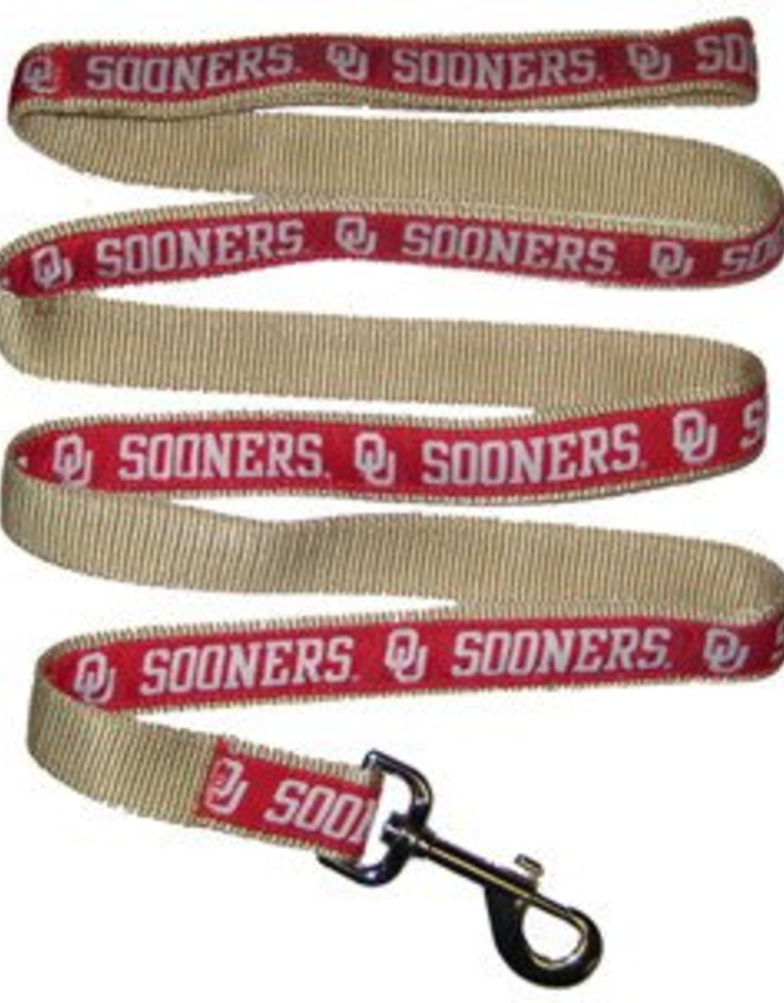 Pets First OU Sooners Crimson & Cream Leash