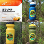 Bottles, nutritions, and snacks.