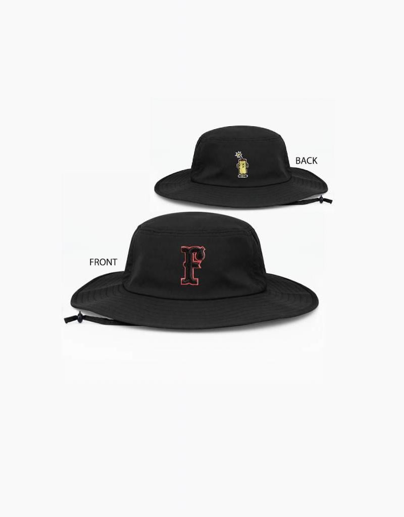 Hat - Black fabric bucket hat