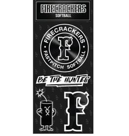 Car Stickers FC Sticker Sheet BLACK