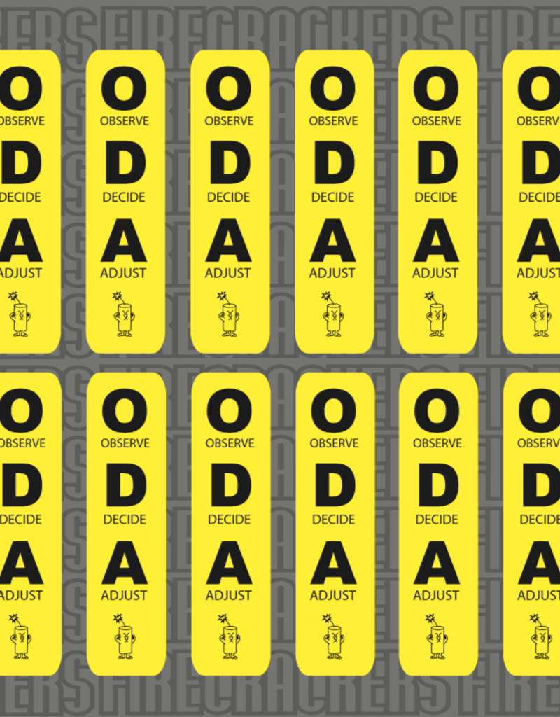 ODA Sticker Sheet YELLOW