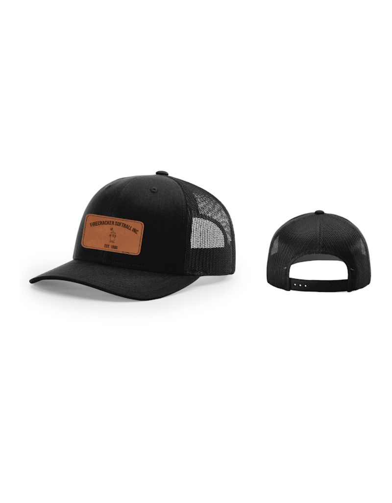 Richardson Leather Patch Snapback (Rectangle)