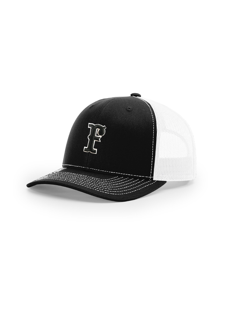 Richardson FC Trucker Snapback (Black/White F)