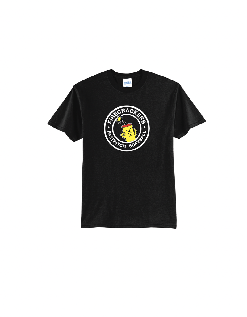 Firecracker Dude Circle T-shirt - Firecracker Softball Gear