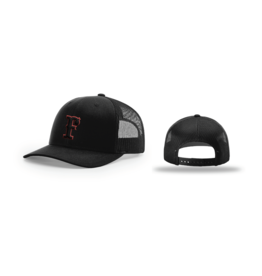 Richardson FC Trucker Snapback (Black/Red)