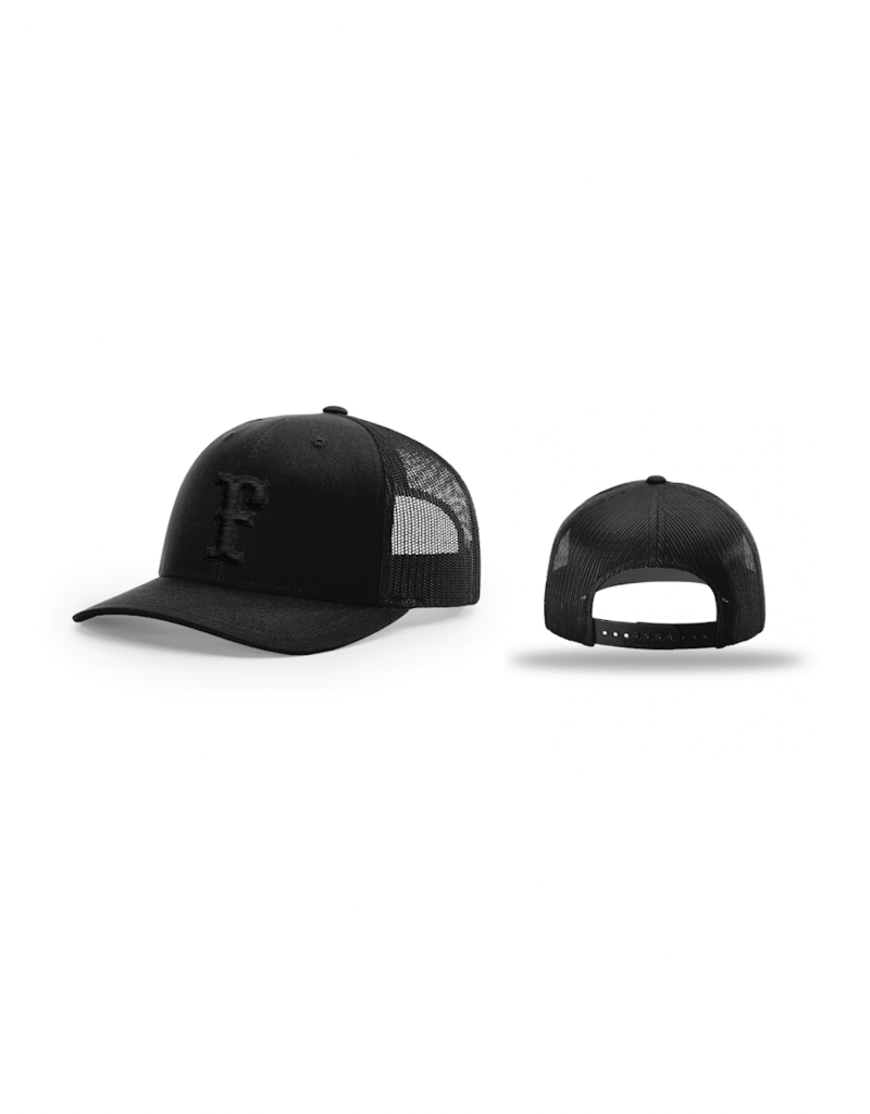 Richardson FC Trucker Snapback (All Black)