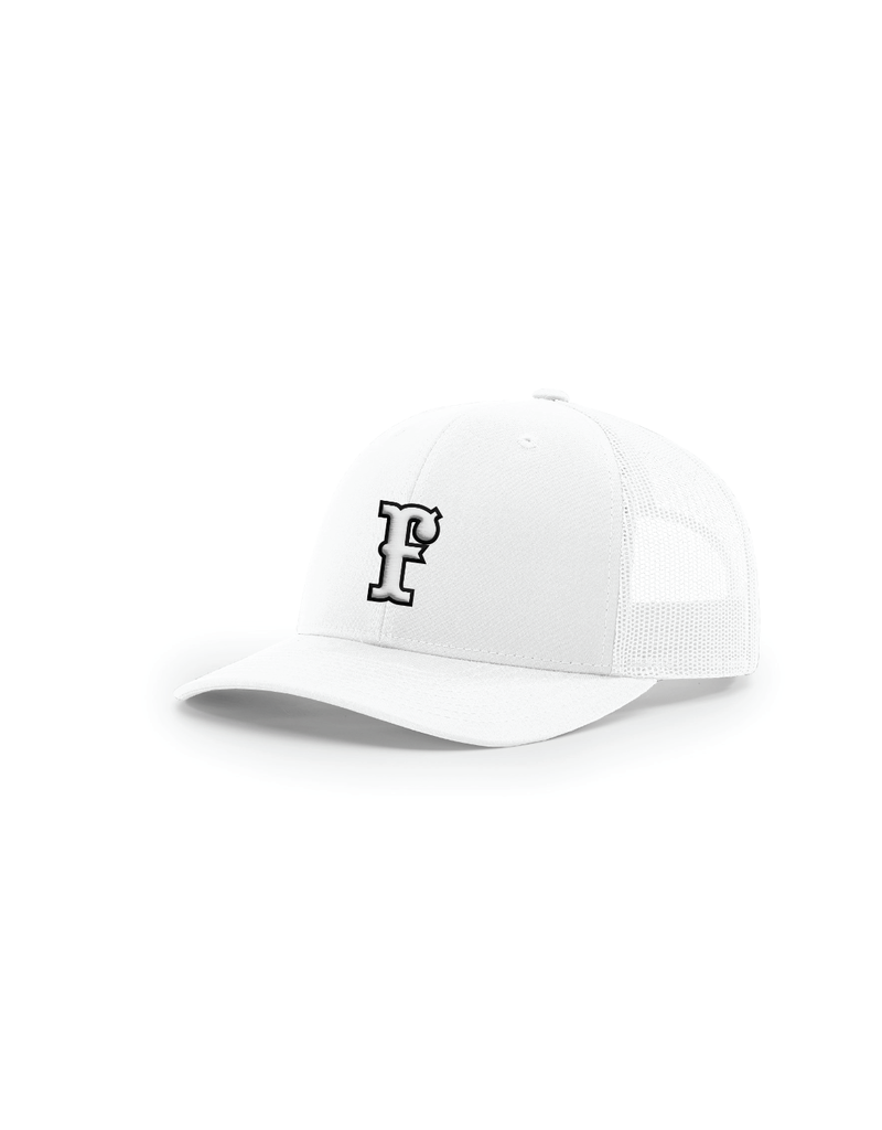 FC Trucker Snapback (White/White 'F' )