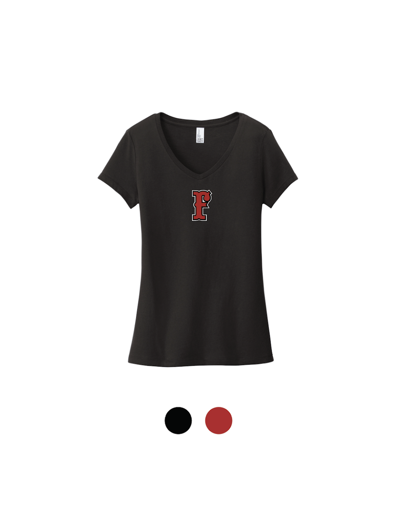 'F' V-neck