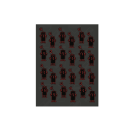 Firecracker Dude Sticker Sheet Black/Red