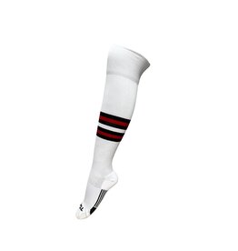 Striped Socks White/Red/Black