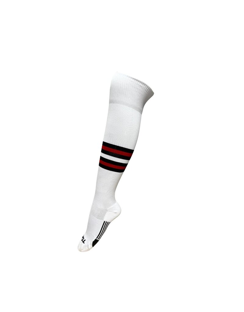 Striped Socks White/Red/Black