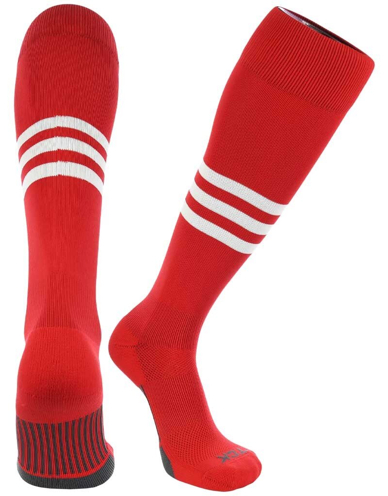 Striped Socks Red/White