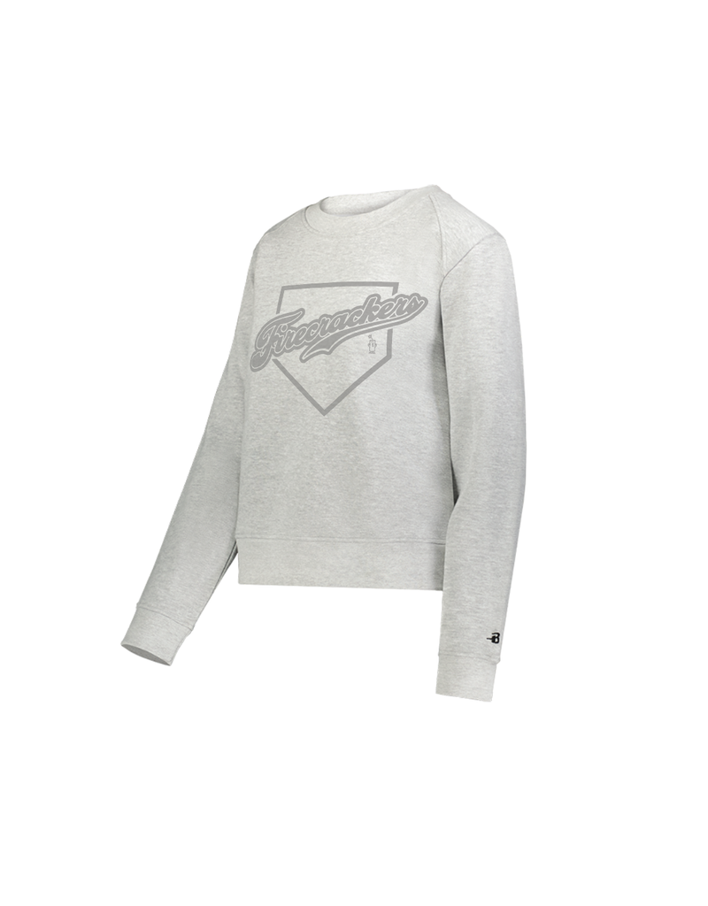 Ladies Cropped Crewneck
