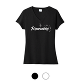 Crescent V-neck