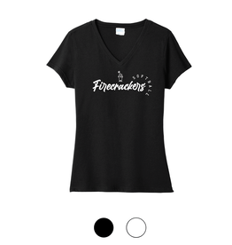 Crescent V-neck