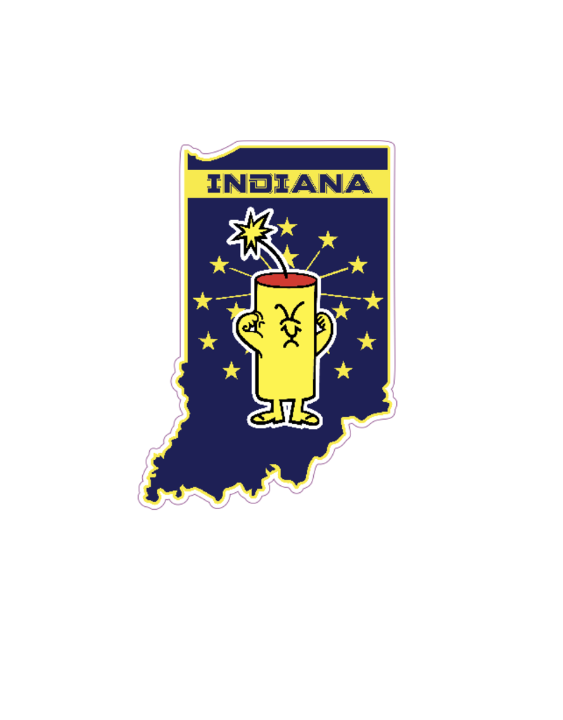 FC Dude Decal- INDIANA