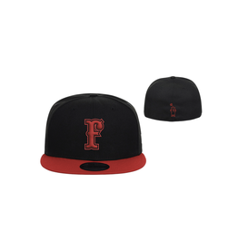 New Era Fitted Hat Black/Red