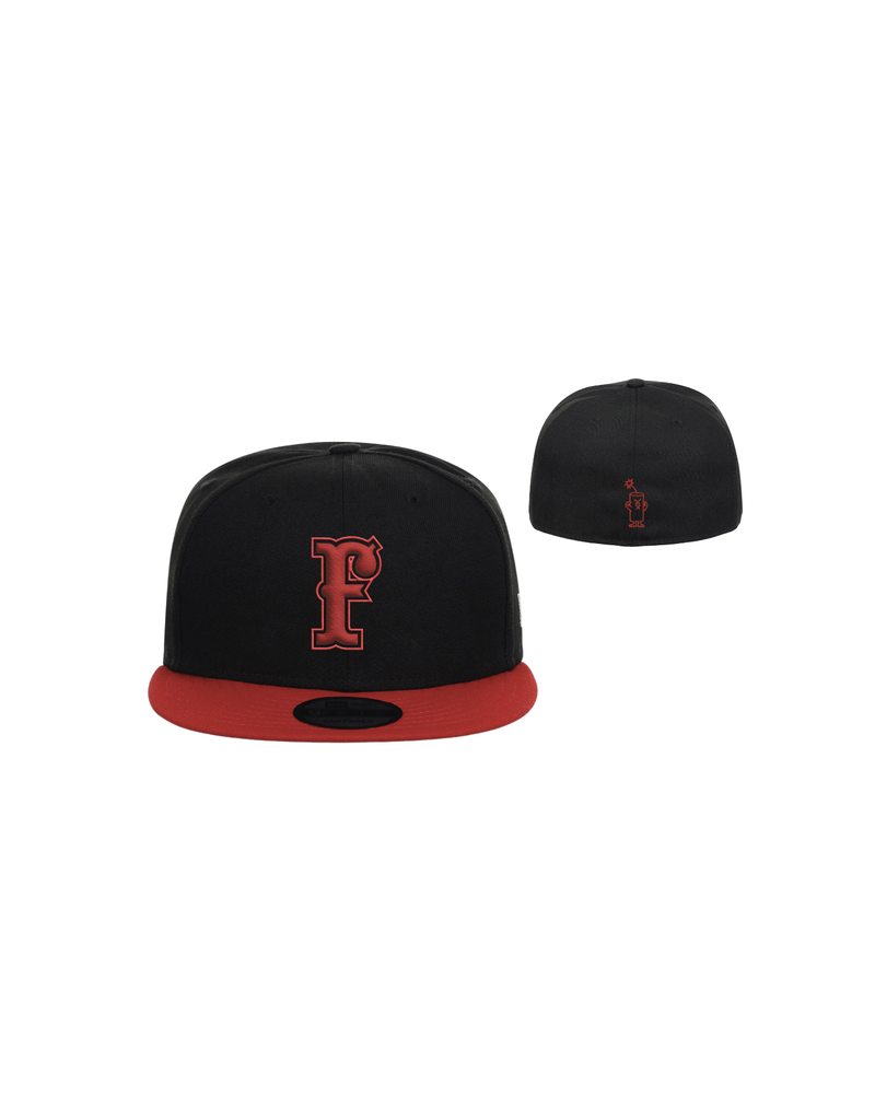 New Era Fitted Hat Black/Red