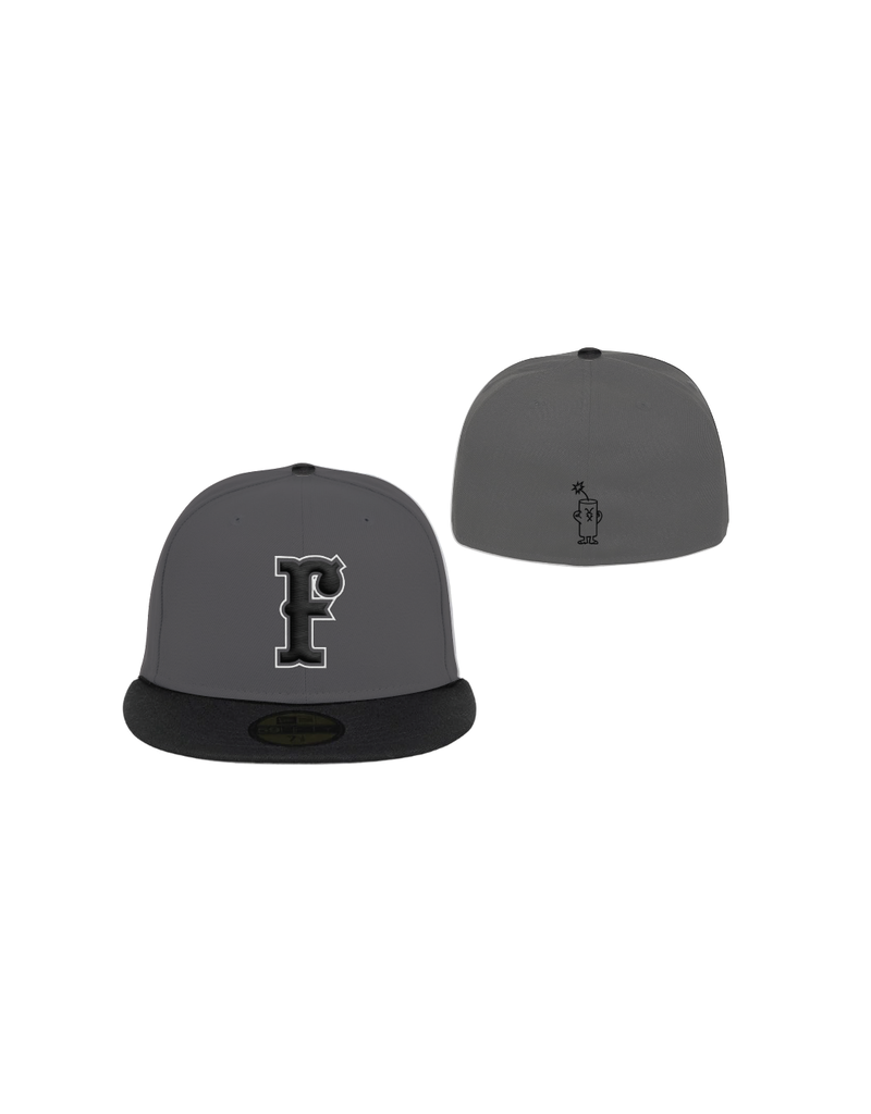 New Era Fitted Hat Black/Charcoal
