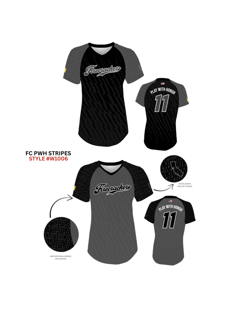 Reversible Jersey FC PWH STRIPES #W1006 