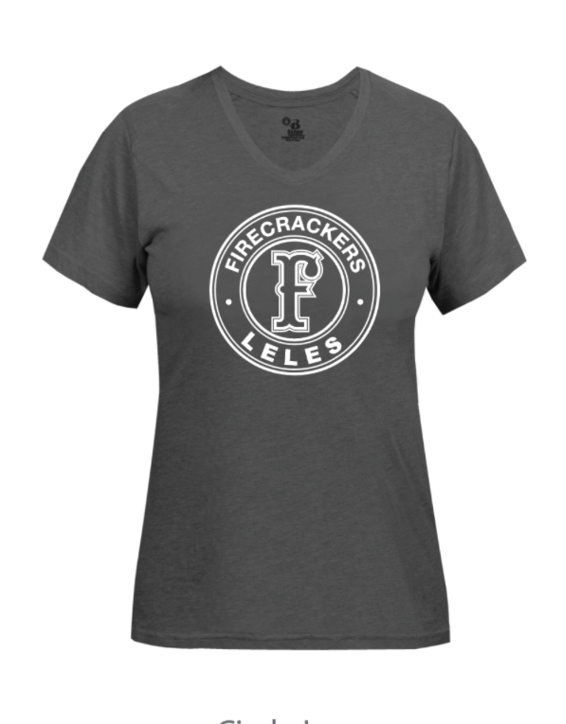 Badger LELES Custom Ladies V-neck Shirt CIRCLE