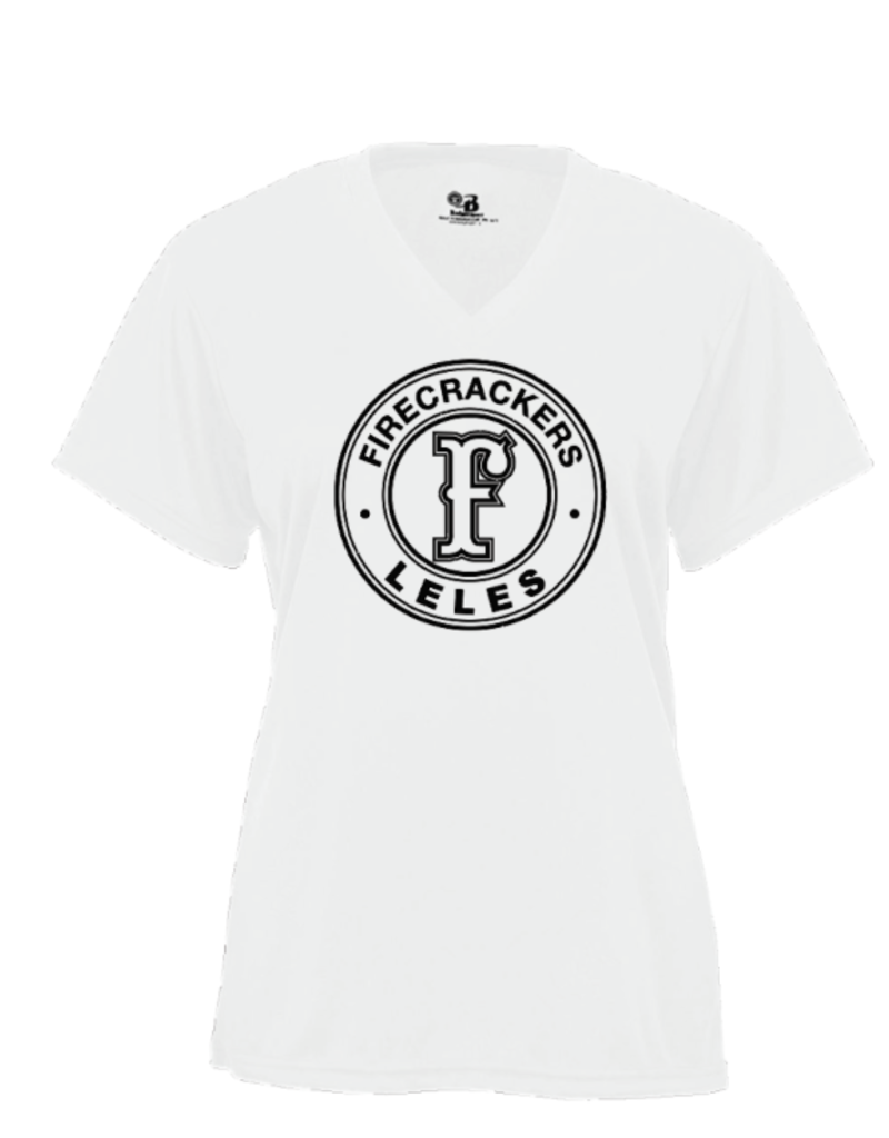 Badger LELES Custom Ladies V-neck Shirt CIRCLE