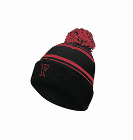 Holloway Pom Beanie Black/Red
