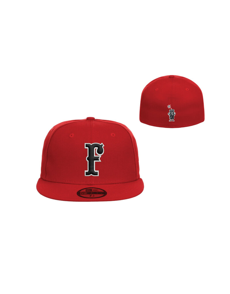 New Era Fitted Hat Red