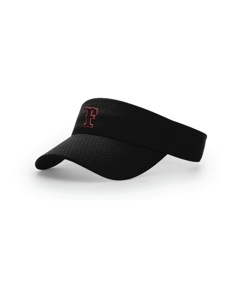 Mesh Visor Black/Red Outline