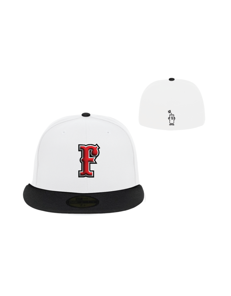 New Era New Era Fitted Hat White/Black