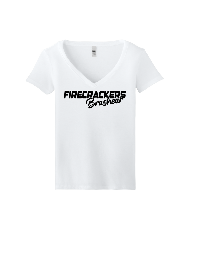 Badger BRASHEAR Custom Ladies V-neck Shirt SCRIPT