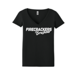 Badger BRASHEAR Custom Ladies V-neck Shirt SCRIPT