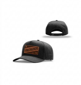 Leather Patch Snapback-323