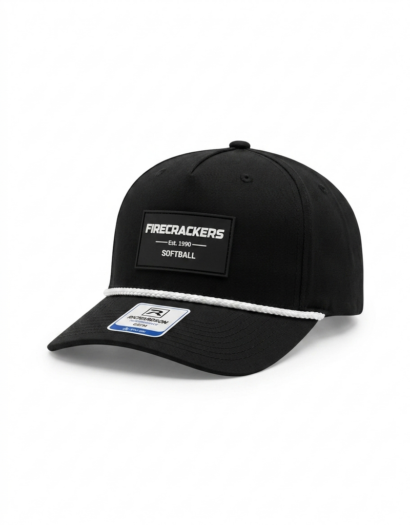 FC PVC Rope Hat Black