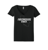 VINES Custom Ladies V-neck Shirt STATE