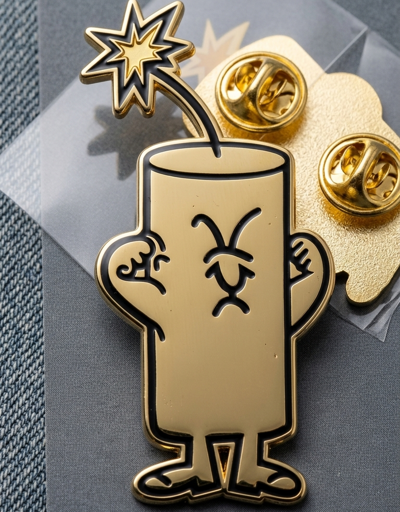 Gold FC Dude Trading Pin