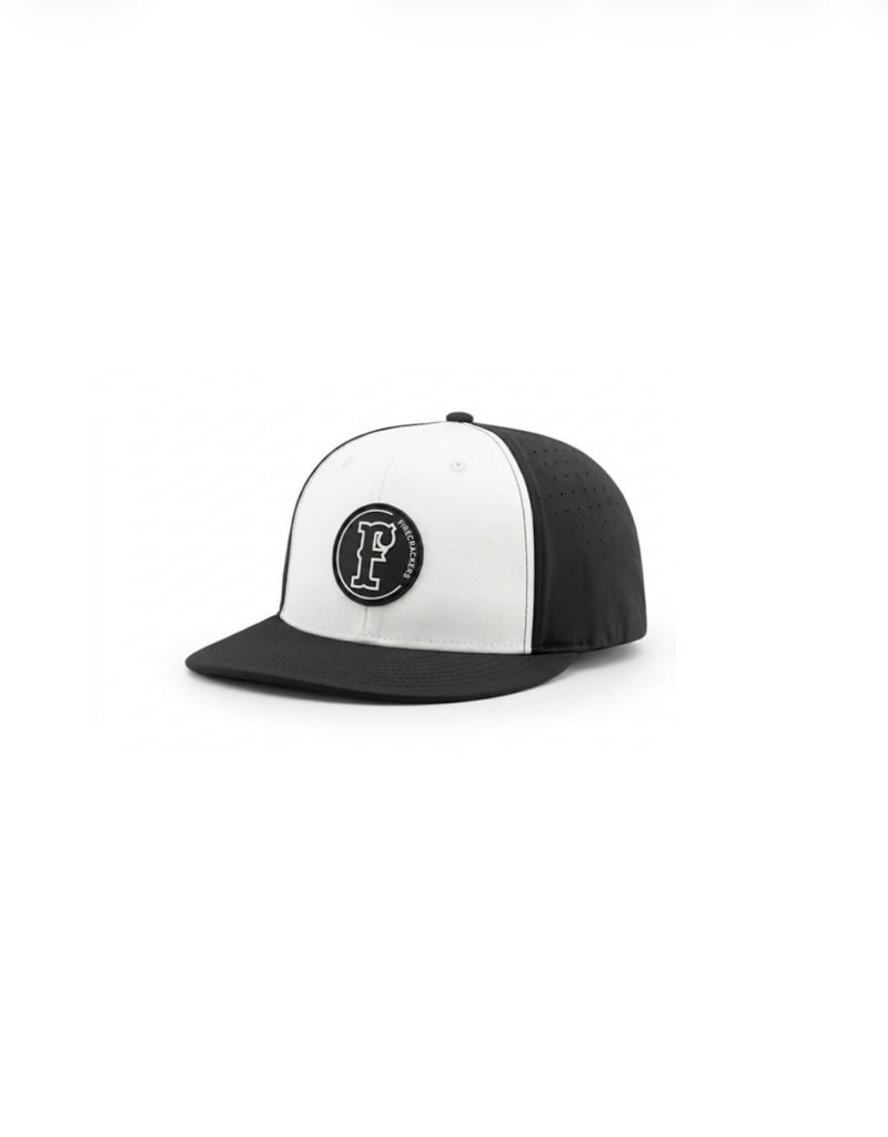 PVC Circle Patch Black/White/Black