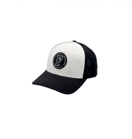 PVC Circle Patch Black/White/Black