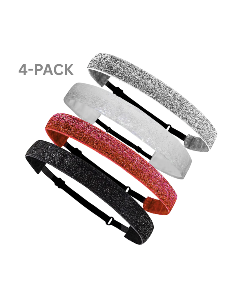 Glitter Headband- 4 Pack
